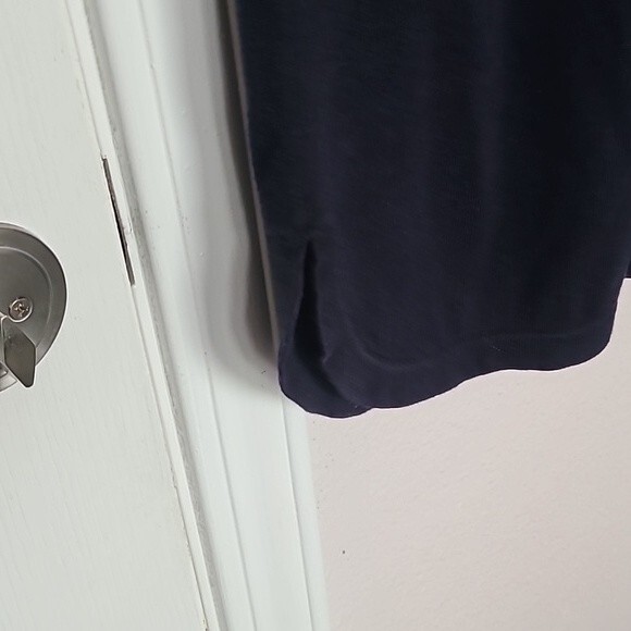 Talbots Navy Cotton Blend Long Sleeve Cardigan Sz Extra Small - Picture 7 of 8